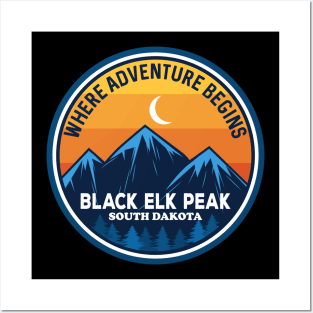 Black Elk Peak South Dakota Where Adventure Begins Posters and Art
